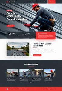 Metal Roofing Website Design – Sleek Industrial Fenol Www.fenolsolutions.com Look 205x300